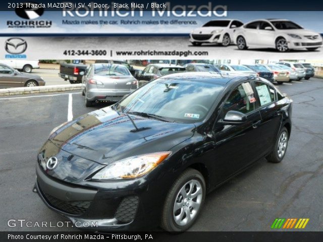 2013 Mazda MAZDA3 i SV 4 Door in Black Mica