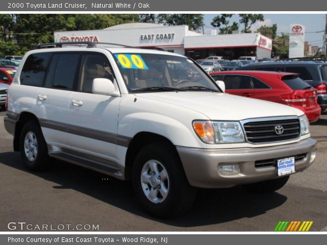 2000 Toyota Land Cruiser  in Natural White