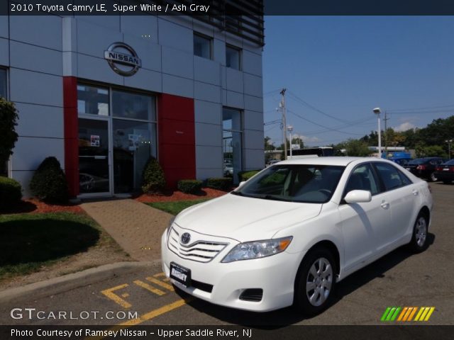 2010 Toyota Camry LE in Super White