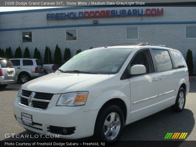 2008 Dodge Grand Caravan SXT in Stone White