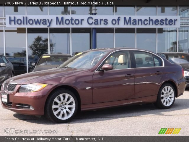 2006 BMW 3 Series 330xi Sedan in Barrique Red Metallic