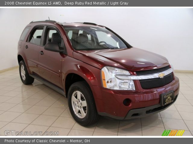 2008 Chevrolet Equinox LS AWD in Deep Ruby Red Metallic