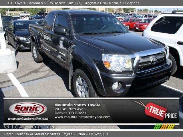 2010 Toyota Tacoma V6 SR5 Access Cab 4x4 in Magnetic Gray Metallic