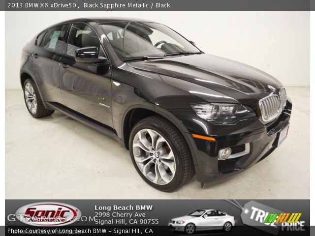 2013 BMW X6 xDrive50i in Black Sapphire Metallic