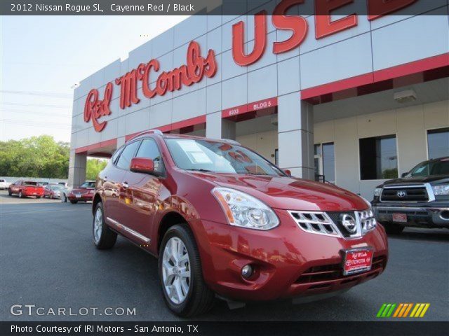 2012 Nissan Rogue SL in Cayenne Red