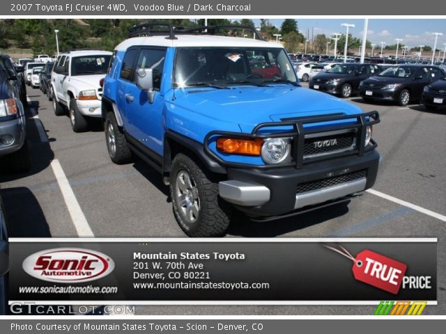 2007 Toyota FJ Cruiser 4WD in Voodoo Blue