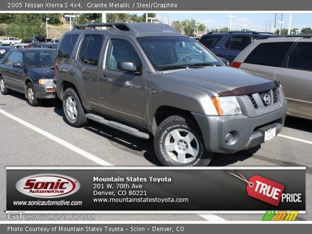 2005 Nissan Xterra S 4x4 in Granite Metallic