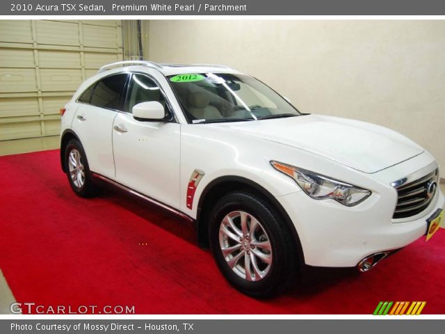 2010 Acura TSX Sedan in Premium White Pearl