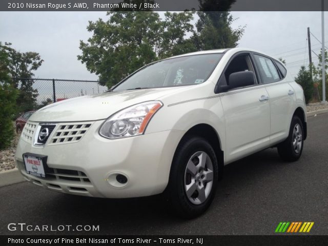 2010 Nissan Rogue S AWD in Phantom White