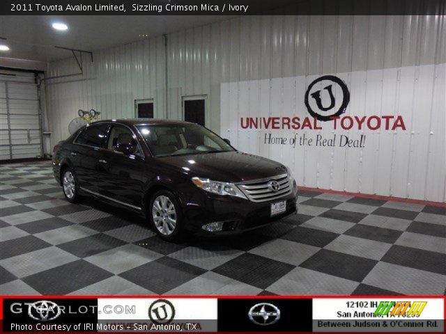 2011 Toyota Avalon Limited in Sizzling Crimson Mica