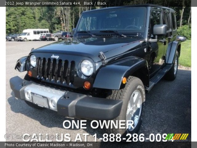 2012 Jeep Wrangler Unlimited Sahara 4x4 in Black