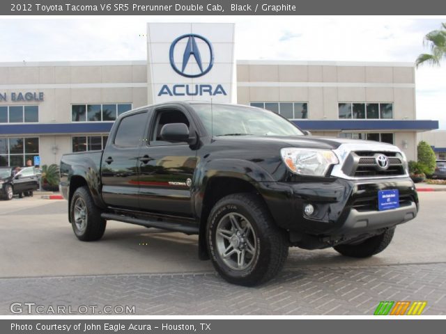 2012 Toyota Tacoma V6 SR5 Prerunner Double Cab in Black