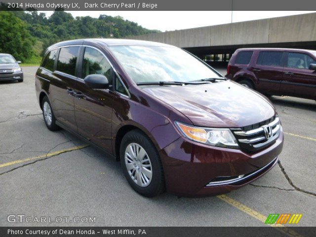 2014 Honda Odyssey LX in Dark Cherry Pearl