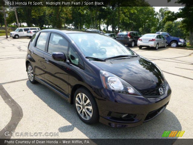 2013 Honda Fit Sport in Midnight Plum Pearl