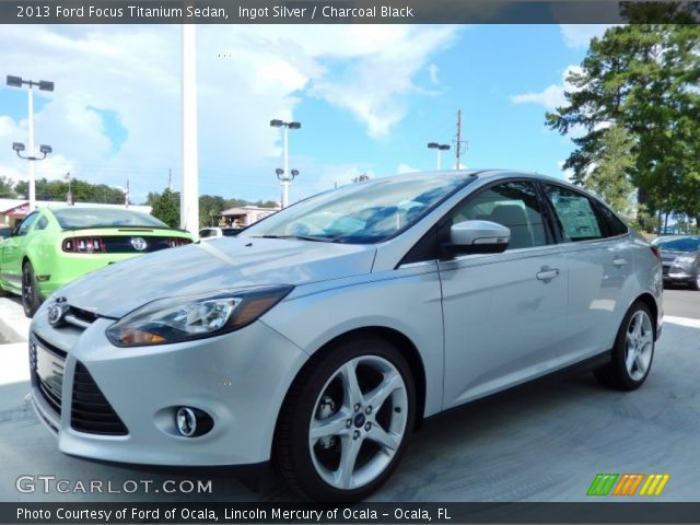 2013 Ford Focus Titanium Sedan in Ingot Silver
