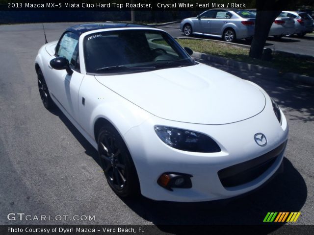2013 Mazda MX-5 Miata Club Hard Top Roadster in Crystal White Pearl Mica
