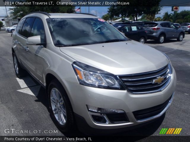 2014 Chevrolet Traverse LT in Champagne Silver Metallic