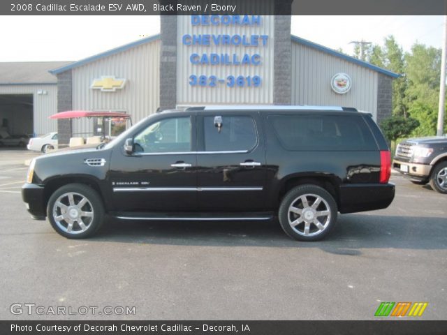 2008 Cadillac Escalade ESV AWD in Black Raven