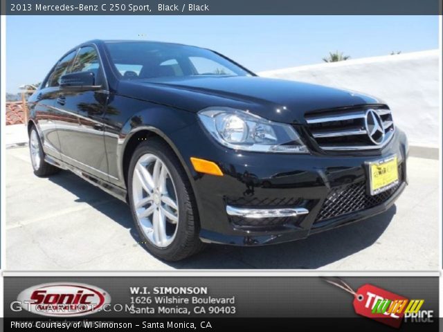 2013 Mercedes-Benz C 250 Sport in Black