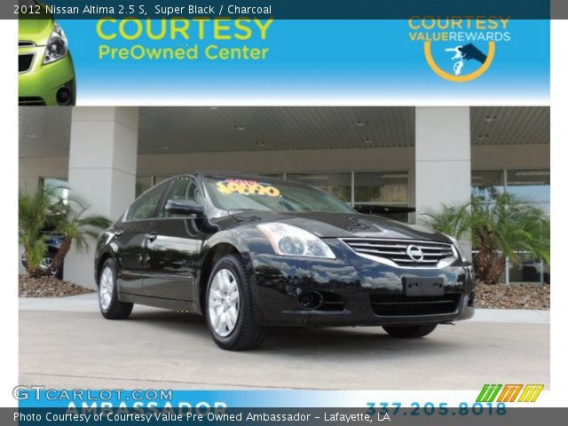 2012 Nissan Altima 2.5 S in Super Black