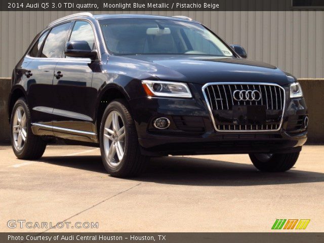 2014 Audi Q5 3.0 TDI quattro in Moonlight Blue Metallic