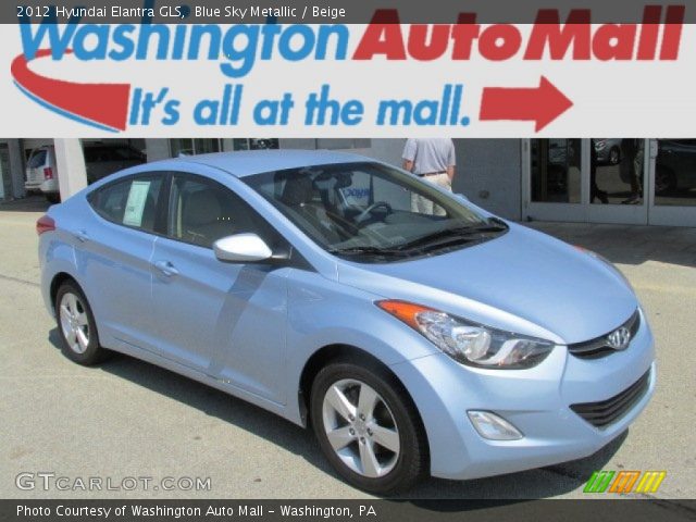 2012 Hyundai Elantra GLS in Blue Sky Metallic