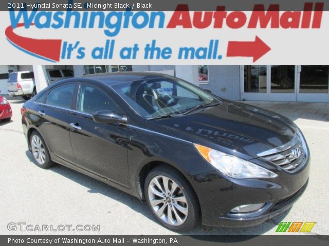 2011 Hyundai Sonata SE in Midnight Black