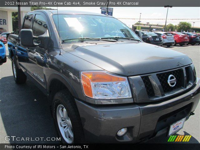 2012 Nissan Titan Pro-4X Crew Cab 4x4 in Smoke Gray