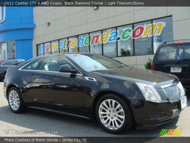 2012 Cadillac CTS 4 AWD Coupe in Black Diamond Tricoat