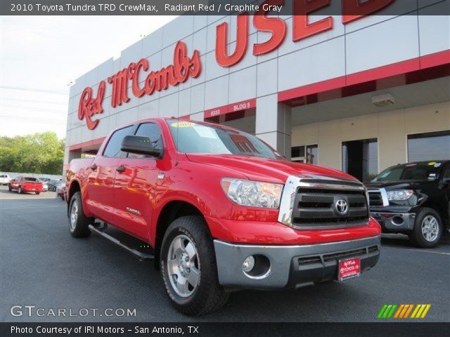 2010 Toyota Tundra TRD CrewMax in Radiant Red