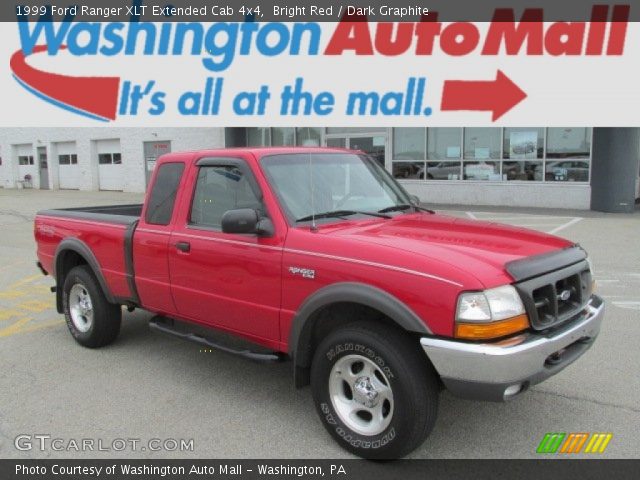 1999 Ford Ranger XLT Extended Cab 4x4 in Bright Red