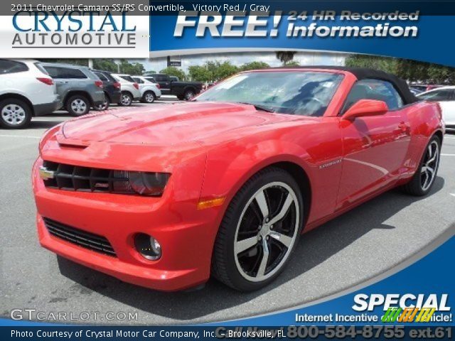 2011 Chevrolet Camaro SS/RS Convertible in Victory Red