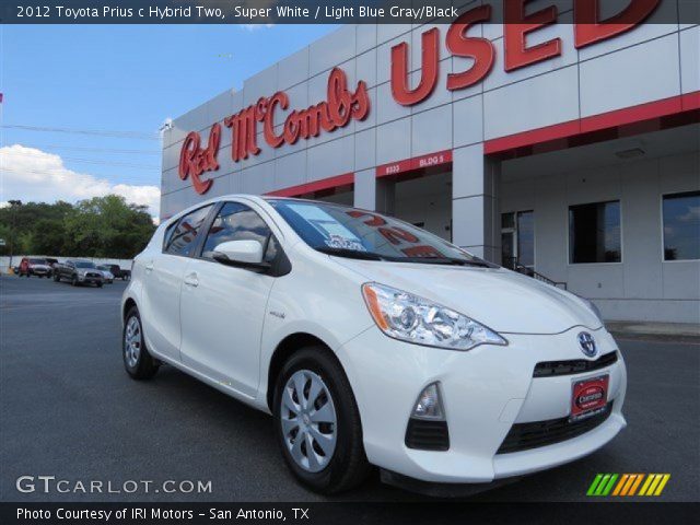 2012 Toyota Prius c Hybrid Two in Super White