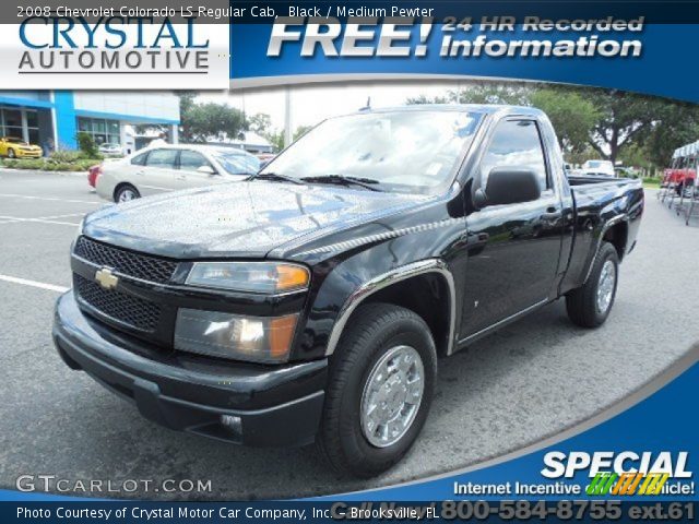 2008 Chevrolet Colorado LS Regular Cab in Black