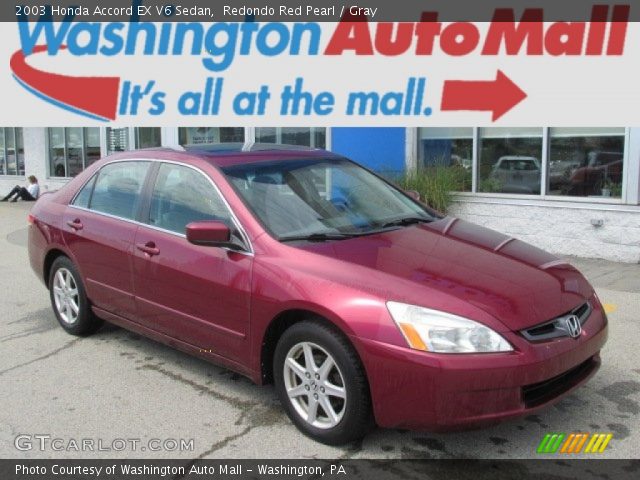 2003 Honda Accord EX V6 Sedan in Redondo Red Pearl