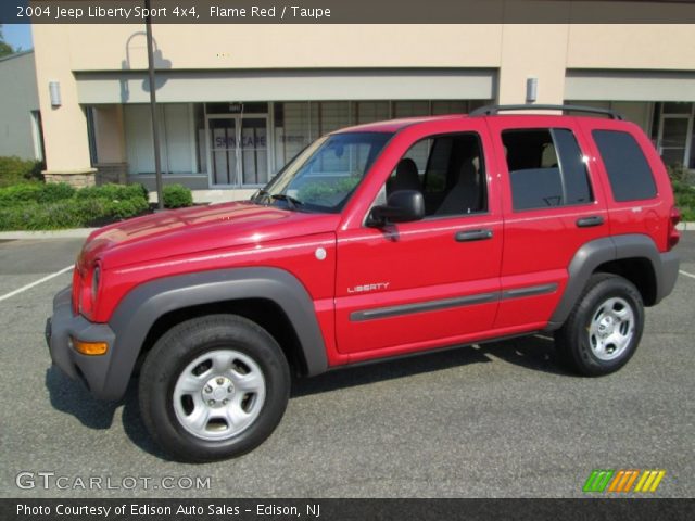 2004 Jeep Liberty Sport 4x4 in Flame Red