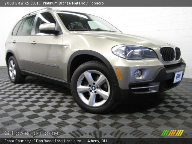 2008 BMW X5 3.0si in Platinum Bronze Metallic