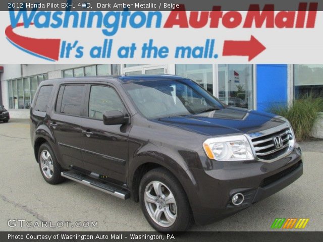 2012 Honda Pilot EX-L 4WD in Dark Amber Metallic