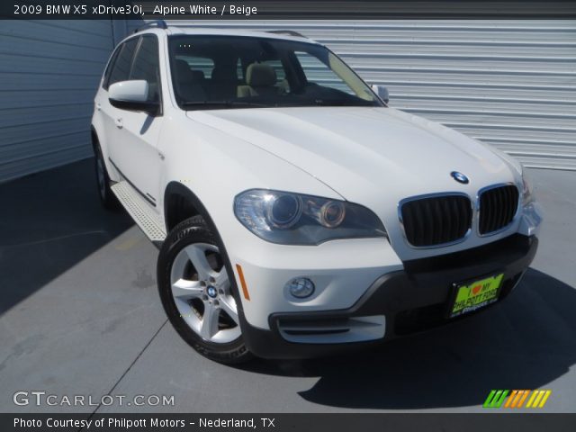 2009 BMW X5 xDrive30i in Alpine White
