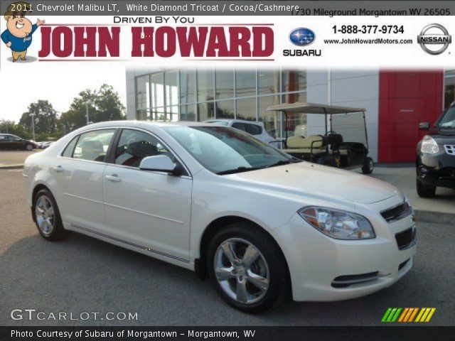 2011 Chevrolet Malibu LT in White Diamond Tricoat