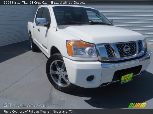 2008 Nissan Titan SE Crew Cab in Blizzard White