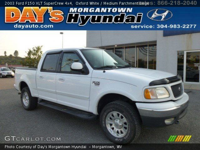 2003 Ford F150 XLT SuperCrew 4x4 in Oxford White