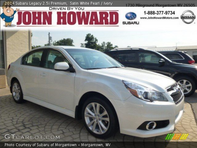 2014 Subaru Legacy 2.5i Premium in Satin White Pearl