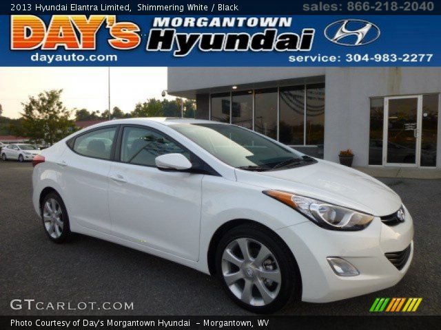 2013 Hyundai Elantra Limited in Shimmering White