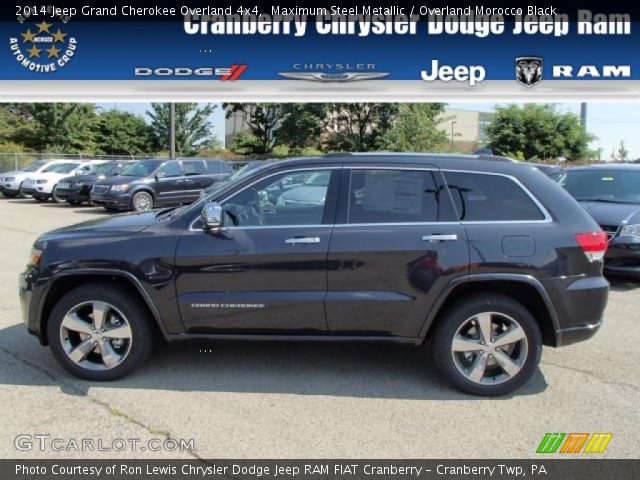 2014 Jeep Grand Cherokee Overland 4x4 in Maximum Steel Metallic