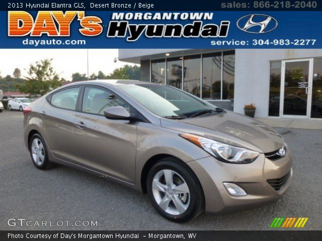 2013 Hyundai Elantra GLS in Desert Bronze