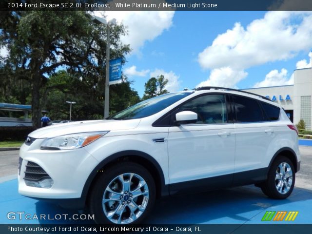 2014 Ford Escape SE 2.0L EcoBoost in White Platinum