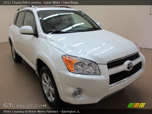 2011 Toyota RAV4 Limited in Super White