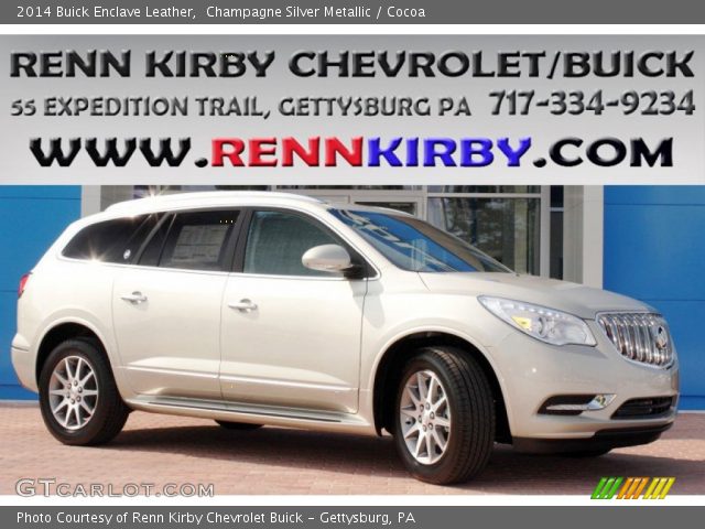 2014 Buick Enclave Leather in Champagne Silver Metallic