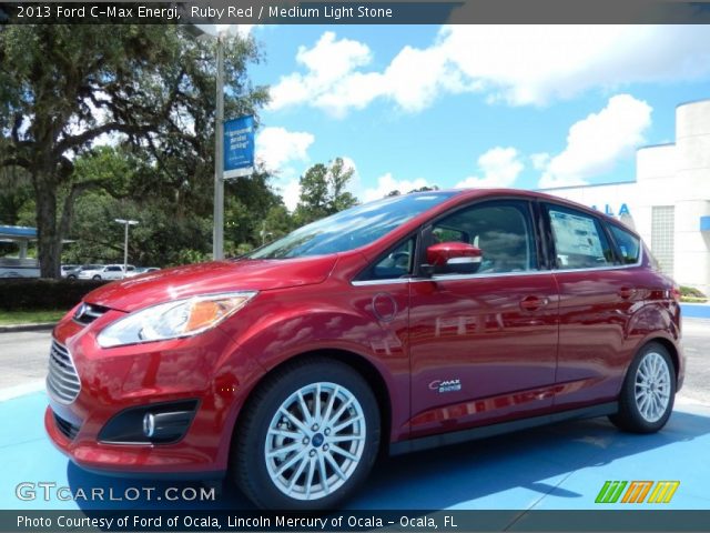 2013 Ford C-Max Energi in Ruby Red